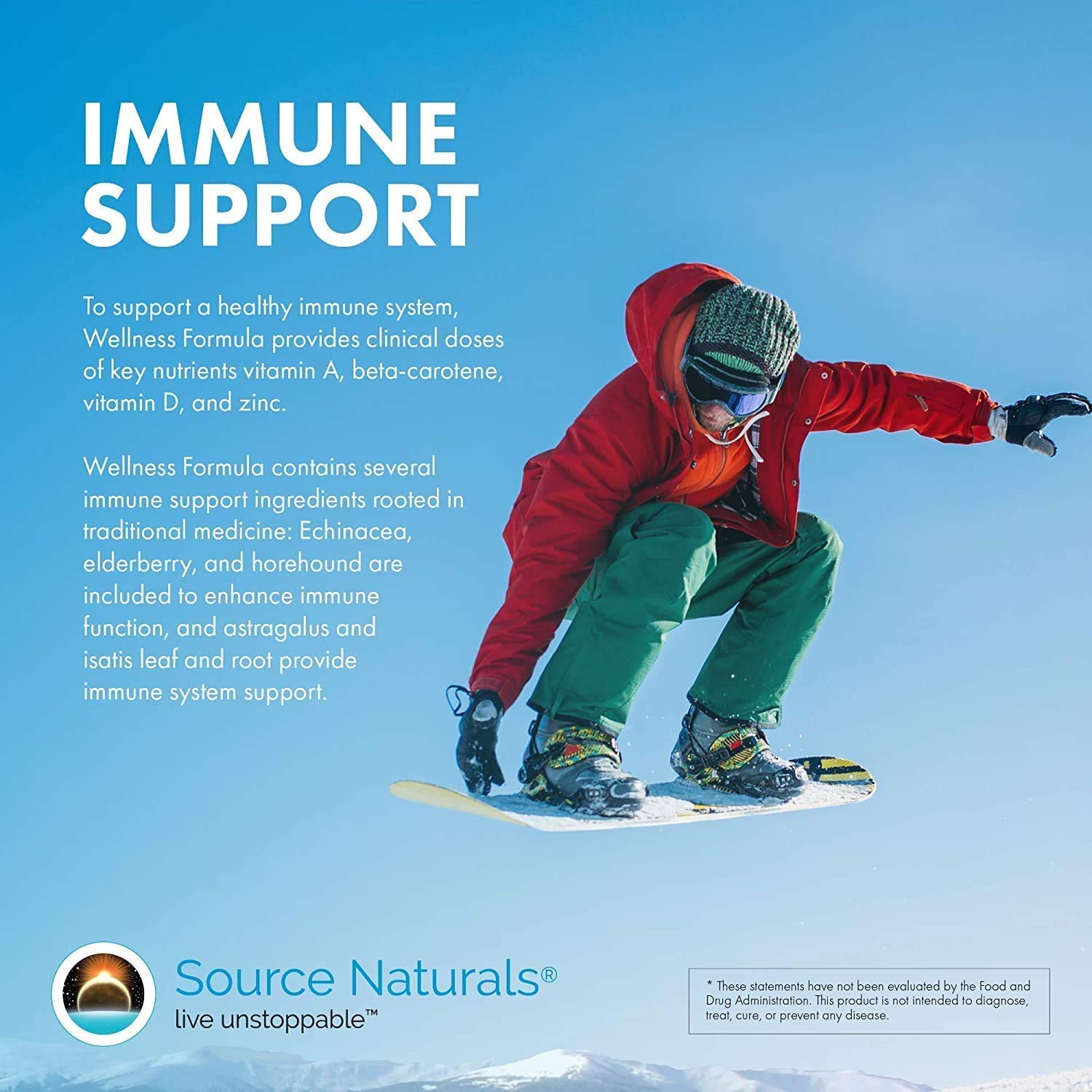 Source Naturals Wellness Formula Bio-Aligned Vitamins & Herbal Defense for Advanced Immune Support* - Dietary Supplement & Immunity Booster - 120 Capsules Source Naturals Au supplements