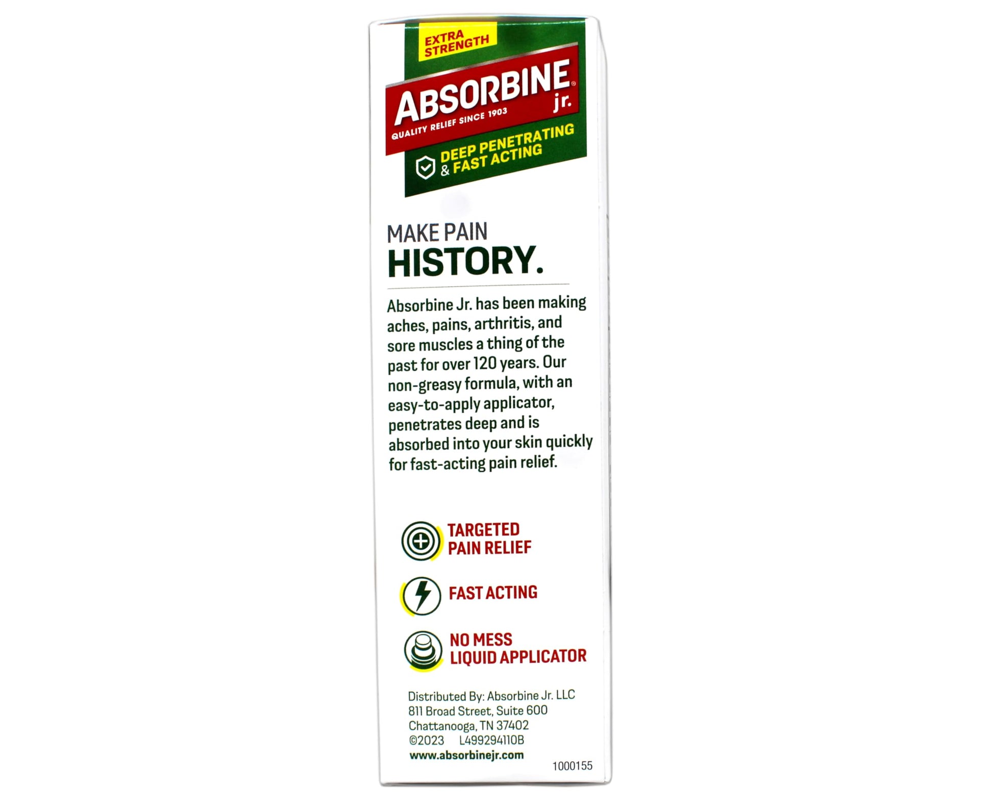 Absorbine Plus Pain Relieving Liquid - 4 oz, Pack of 6. ABSORBINE JR. Au supplements