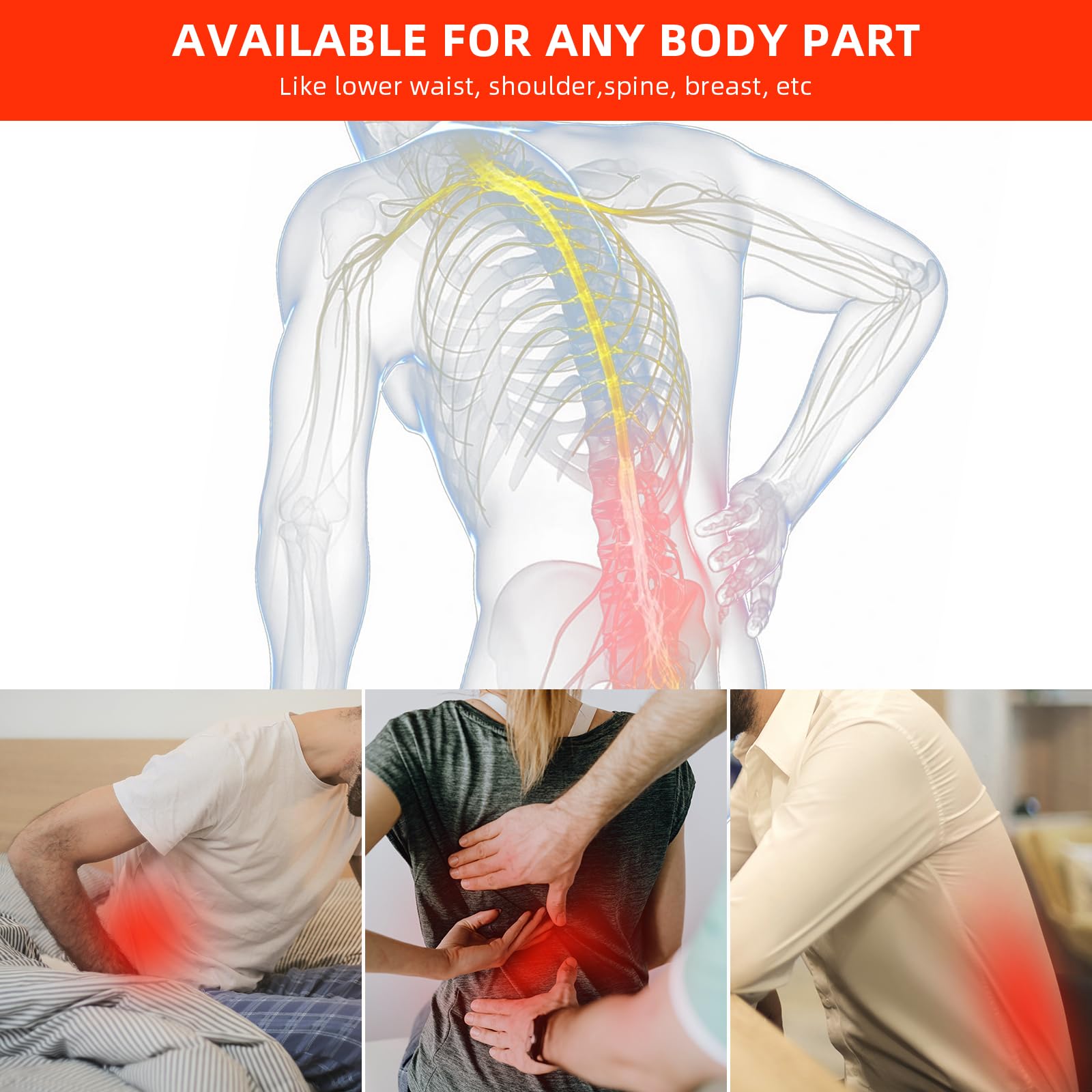 Red Light Therapy Infrared Light Therapy Pad for Body Pain NIR Deep Therapy for Back Knee Hands bonodave Au supplements