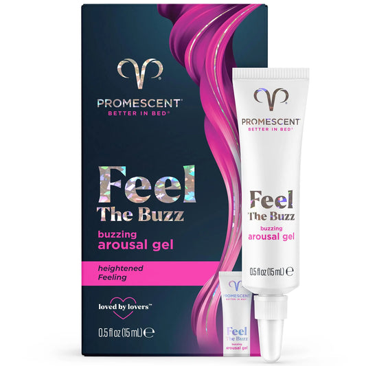 Promescent Buzzing Gel for Women – Arousal Enhancing Intimate Lubricant, Non-Sticky & Long-Lasting, Personal Lube for Increased Heightened Feeling, 75 Uses (15ml) PromescentAU supplements
