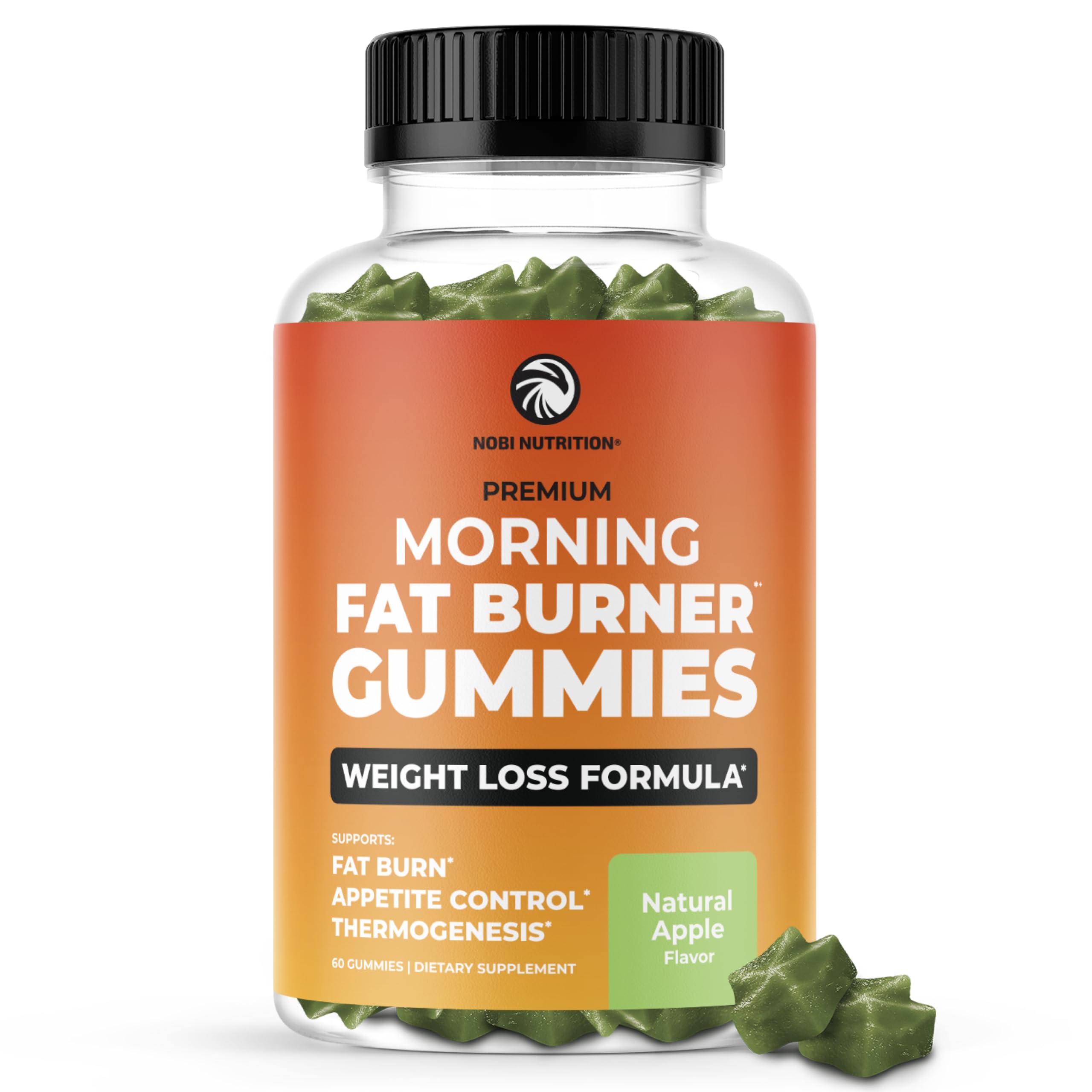 Morning Fat Burner Gummies for Weight Loss for Women & Men | Thermogenic Belly Nobi Nutrition Au supplements