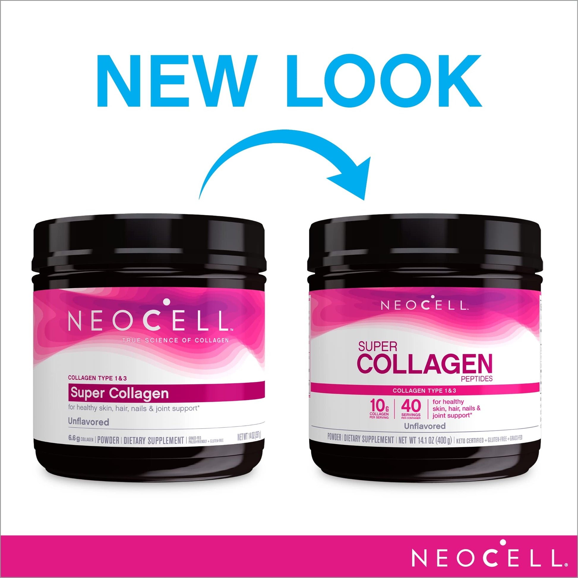 NeoCell Super Collagen Powder, 10g Collagen Peptides per Serving & Super Collagen NeoCell Au supplements