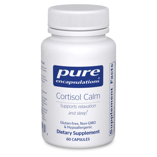 Pure Encapsulations Cortisol Calm - Supports Cortisol Health & Relaxation - Contains Ashwagandha & L-Theanine - Restful Sleep - 60 Capsules Pure EncapsulationsAU supplements