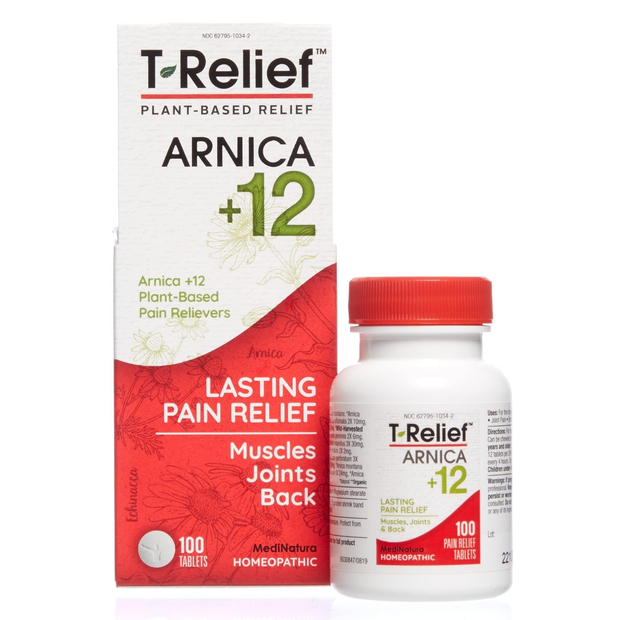 MediNatura Whole Body + Joints Bundle T-Relief Arnica +12 Natural Arthritis Pain Tablets 100ct + T-Relief Arnica +12 Natural Pain Relieving Tablets 100ct MediNatura Au supplements