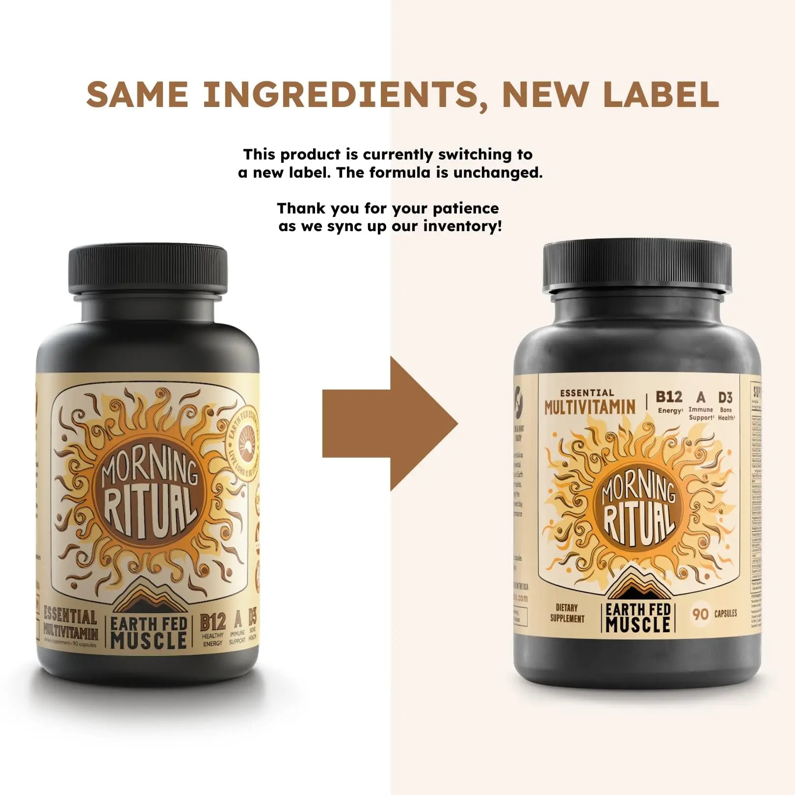 Earth Fed Muscle Morning Ritual Multivitamin for Women Supports General Health & Wellness - Multivitamin with Iron for Immune & Heart Support Earth Fed Muscle Au supplements