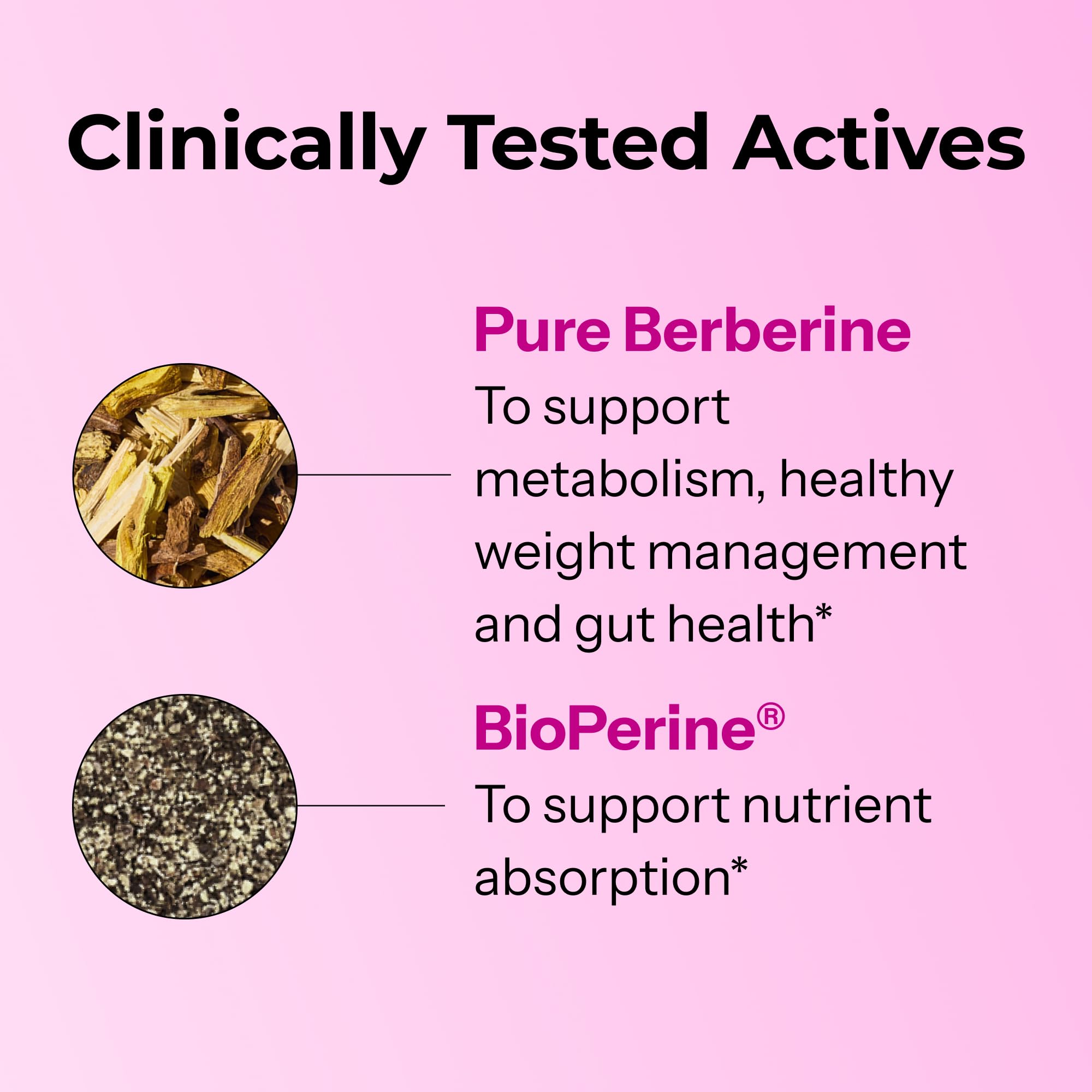 HUM Best of Berberine Supplement 1200mg, Pure Potency for Metabolic Wellness, Gut Health, Pure Berberine Supplements Enhanced with BioPerine for Maximum Absorption, 60 Capsules HUM Au supplements