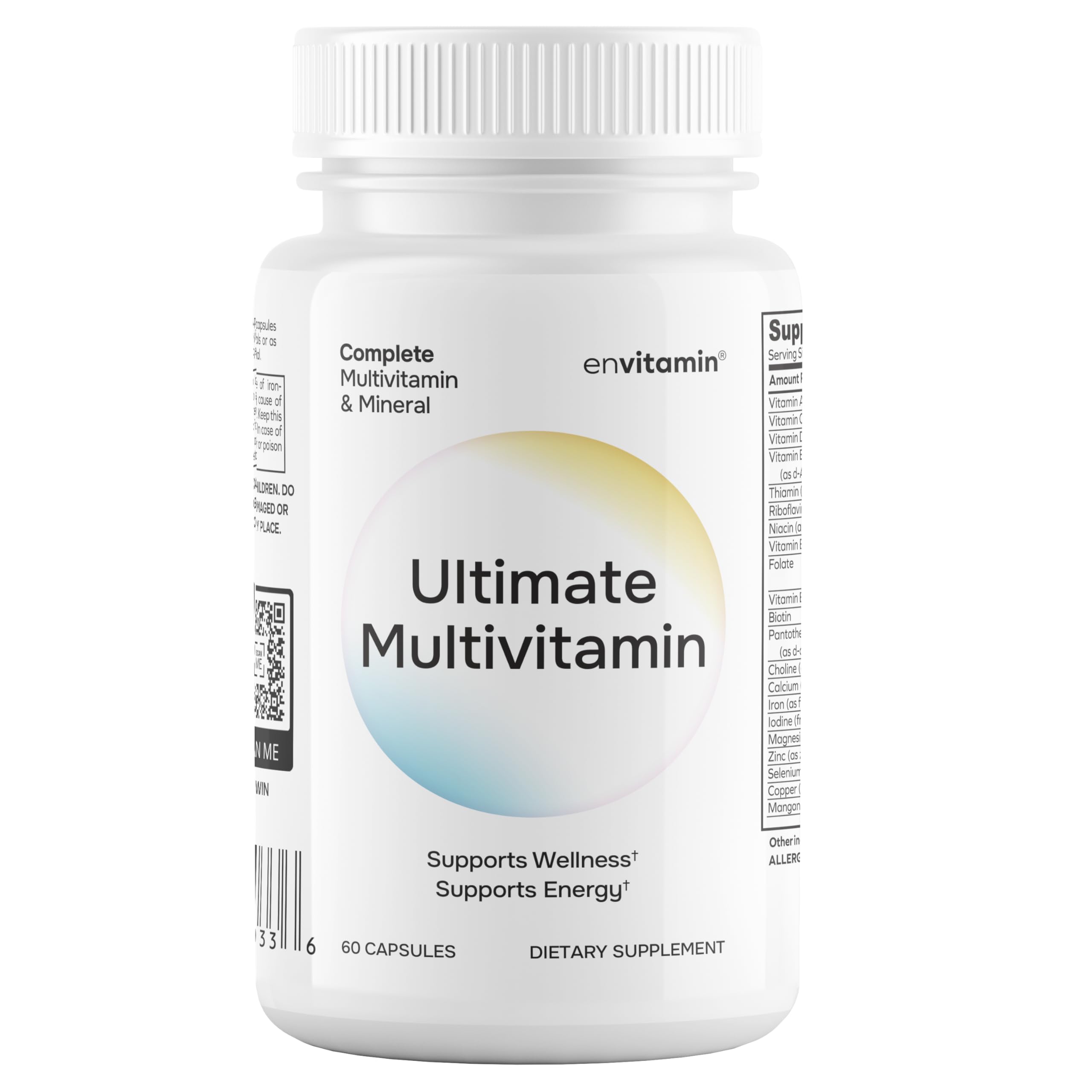 envitamin Ultimate Multivitamin Multimineral and Superfood with 42 Fruit and Vegetable Blend, 60 Count envitamin Au supplements