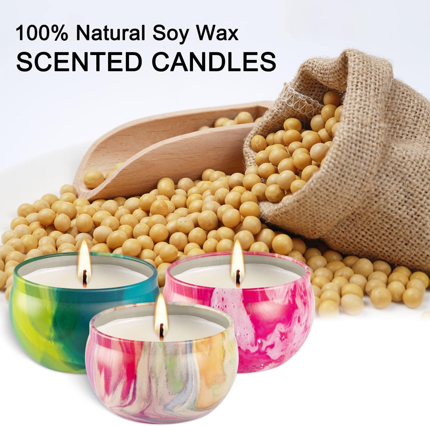 Scented Candles Aromatherapy Candles for Stress Relief,Soy Wax Candles Gifts for Women pliadvbu Au supplements