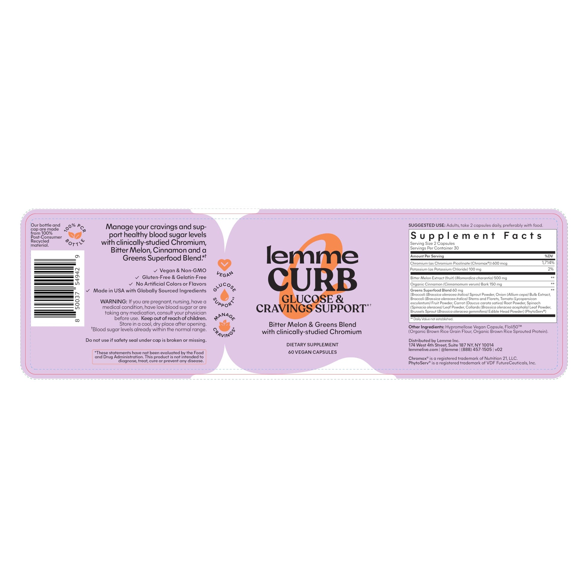 Lemme Curb Cravings, Improve Carb Metabolism, Support Weight Management w/Clinically Lemme Au supplements