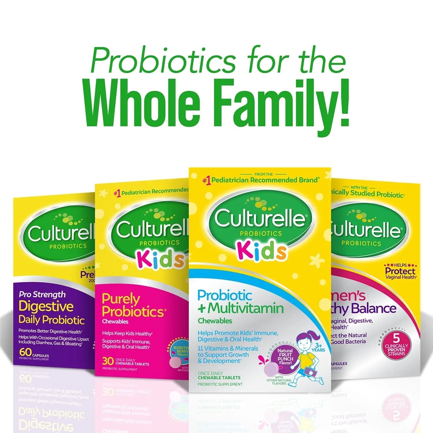 Culturelle Kids Probiotic + Complete Multivitamin Chewable For Kids, Ages 3+, 30 Count, Digestive Health, Oral Health & Immune Support Culturelle Au supplements