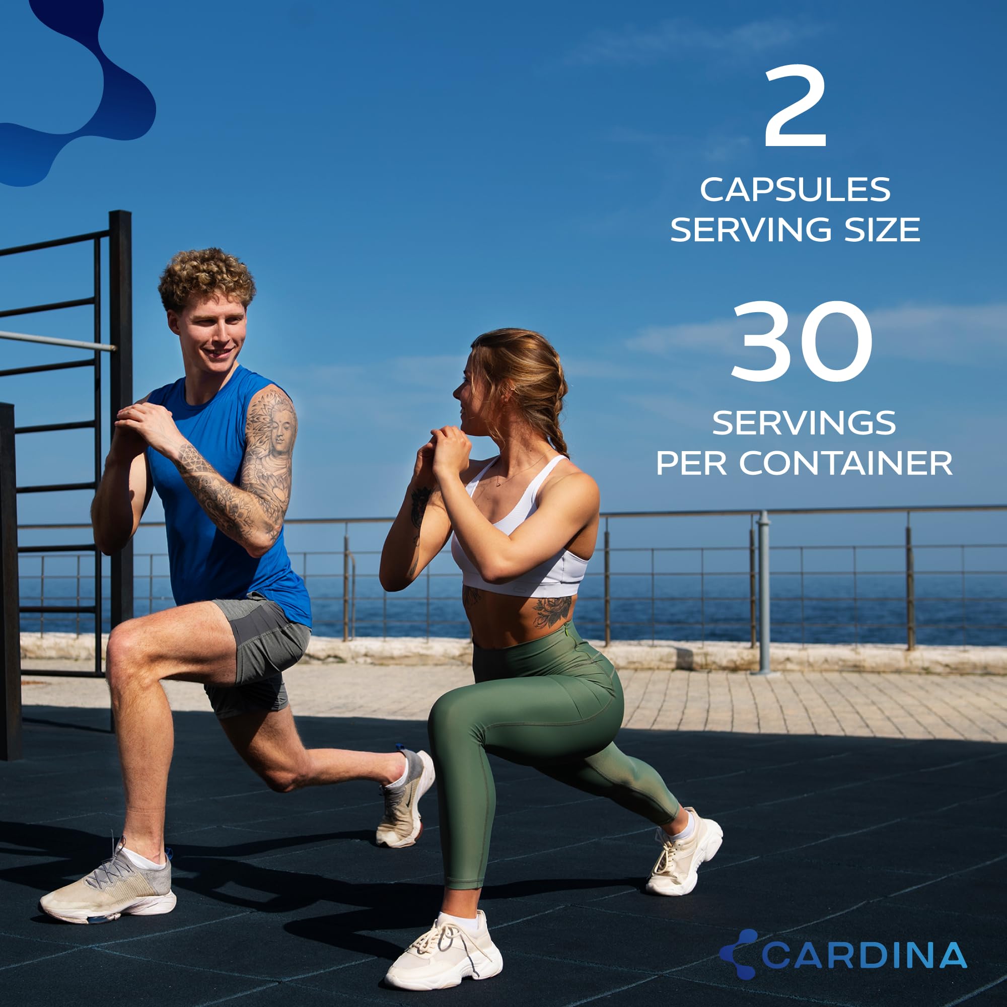 CARDINA B12 Vitamins for Women and Men - Brain Supplements for Memory and Focus with Thiamine B1 Supplement and COQ10 - Brain Memory Support - Non-GMO and Vegan B12 Supplement, 60 Ct CARDINA Au supplements