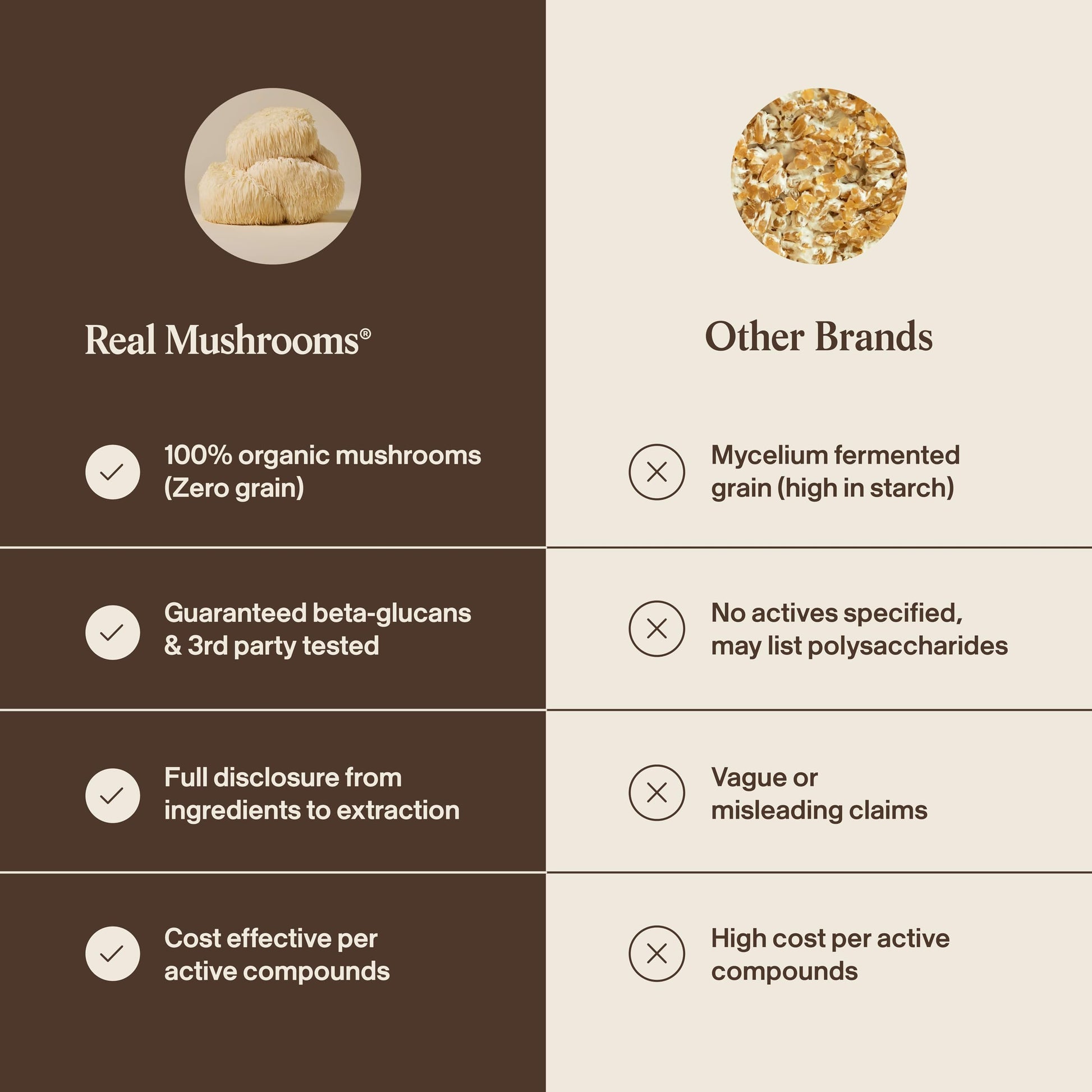 Real Mushrooms Lions Mane Mushroom Cognition (120 Capsules) Lions Mane Mushroom Powder Extract Capsules | Brain Supplement, Brain Vitamins, Focus Supplement Real Mushrooms Au supplements