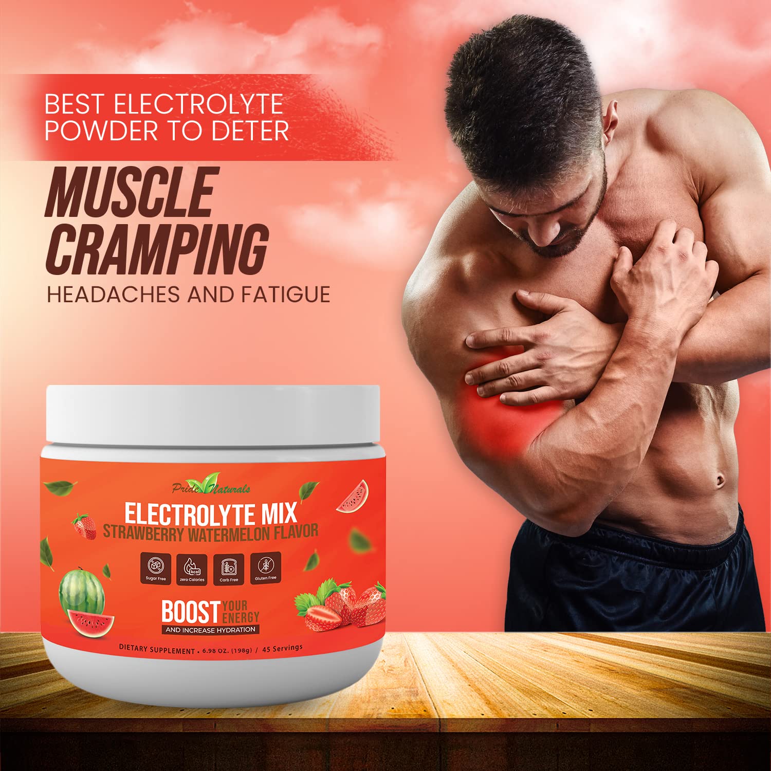 Electrolyte Powder - Refreshing Workout Recovery Electrolytes, Sugar Free, Gluten Free Pride Naturals, Inc Au supplements