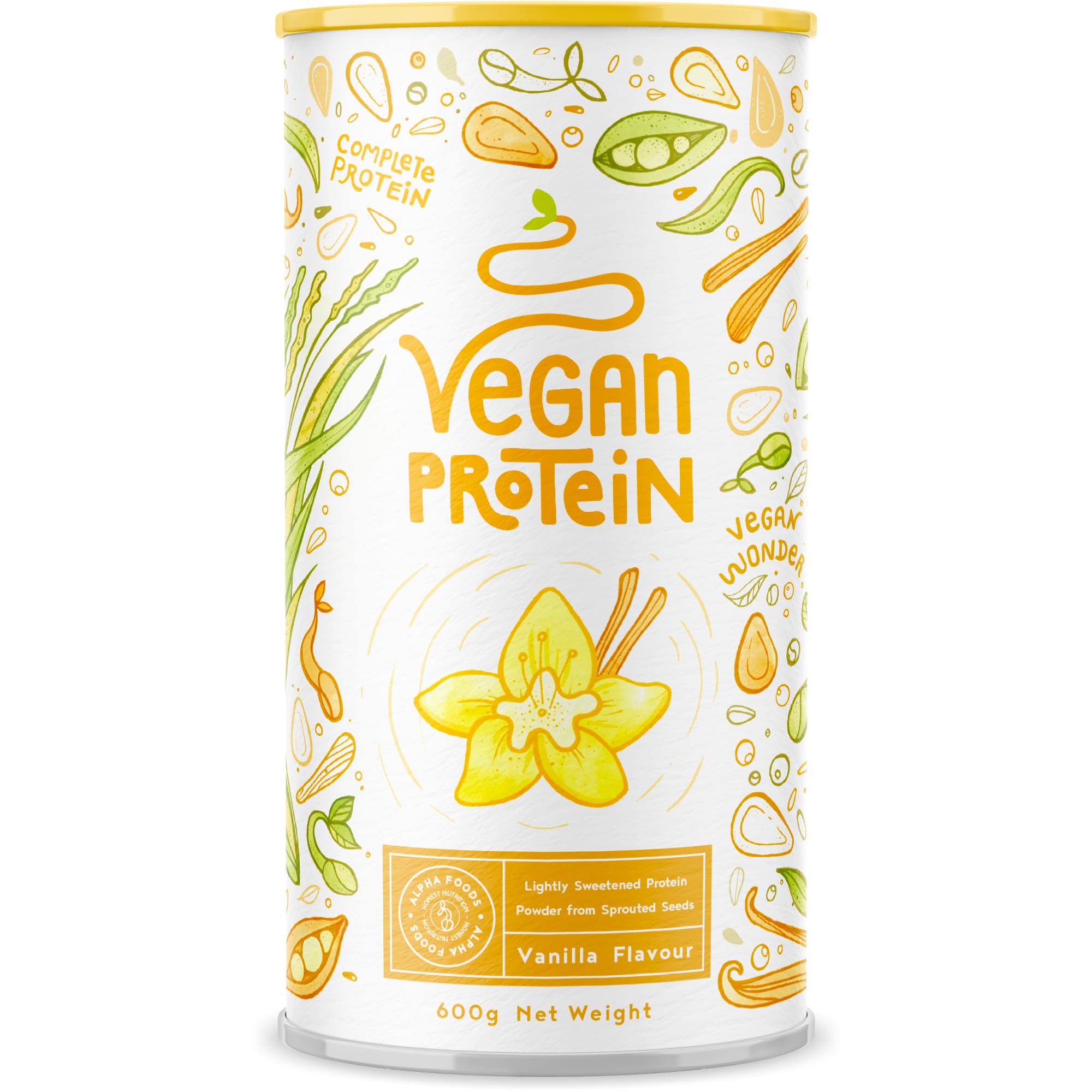 Vegan Protein Powder - Muscle Building Powder with Amino Acids - Plant Based Protein Shake Alpha Foods Au supplements