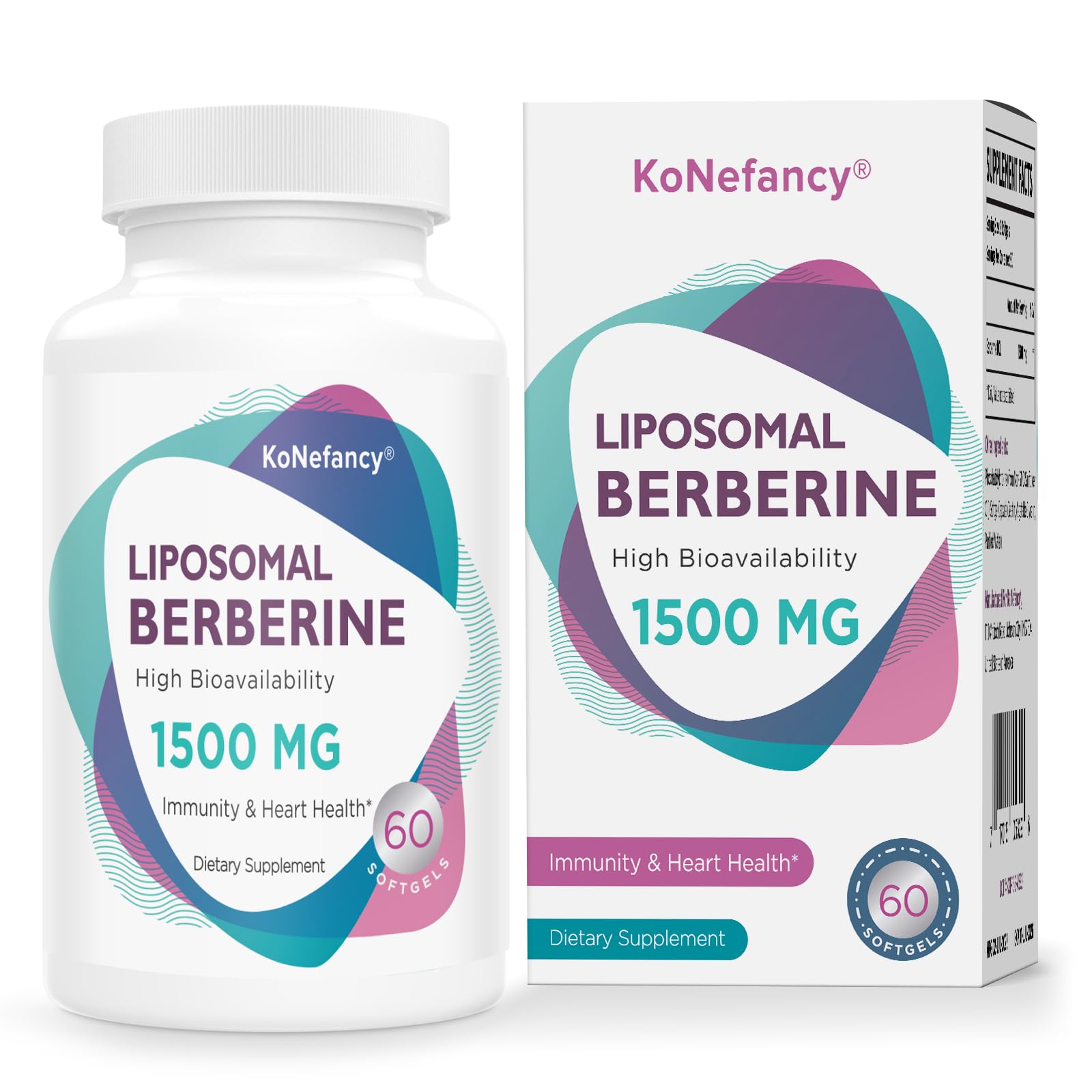 Berberine HCL Supplement 1500mg - High Bioavailability Liposomal Berberine Capsules KoNefancy Au supplements