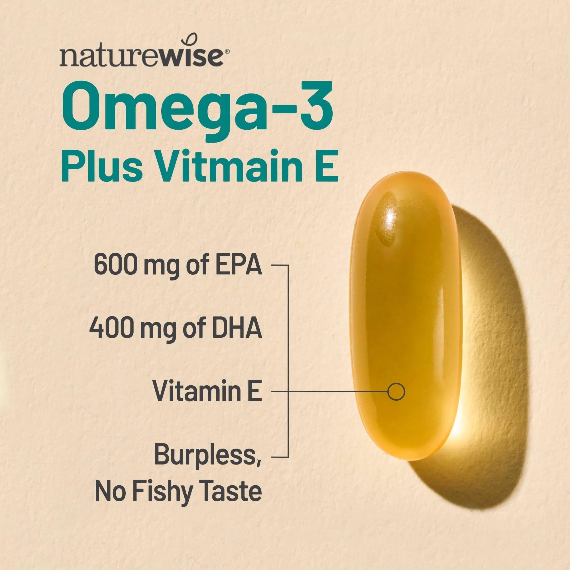 [1] NatureWise Multivitamin for Women Stress Support & Natural Minerals - 60 Ct[30-Day Supply] + [1] Omega 3 Fish Oil 1000mg + Vitamin E - Wild-Caught - 60 Softgels[30-Day Supply] NatureWise Au supplements