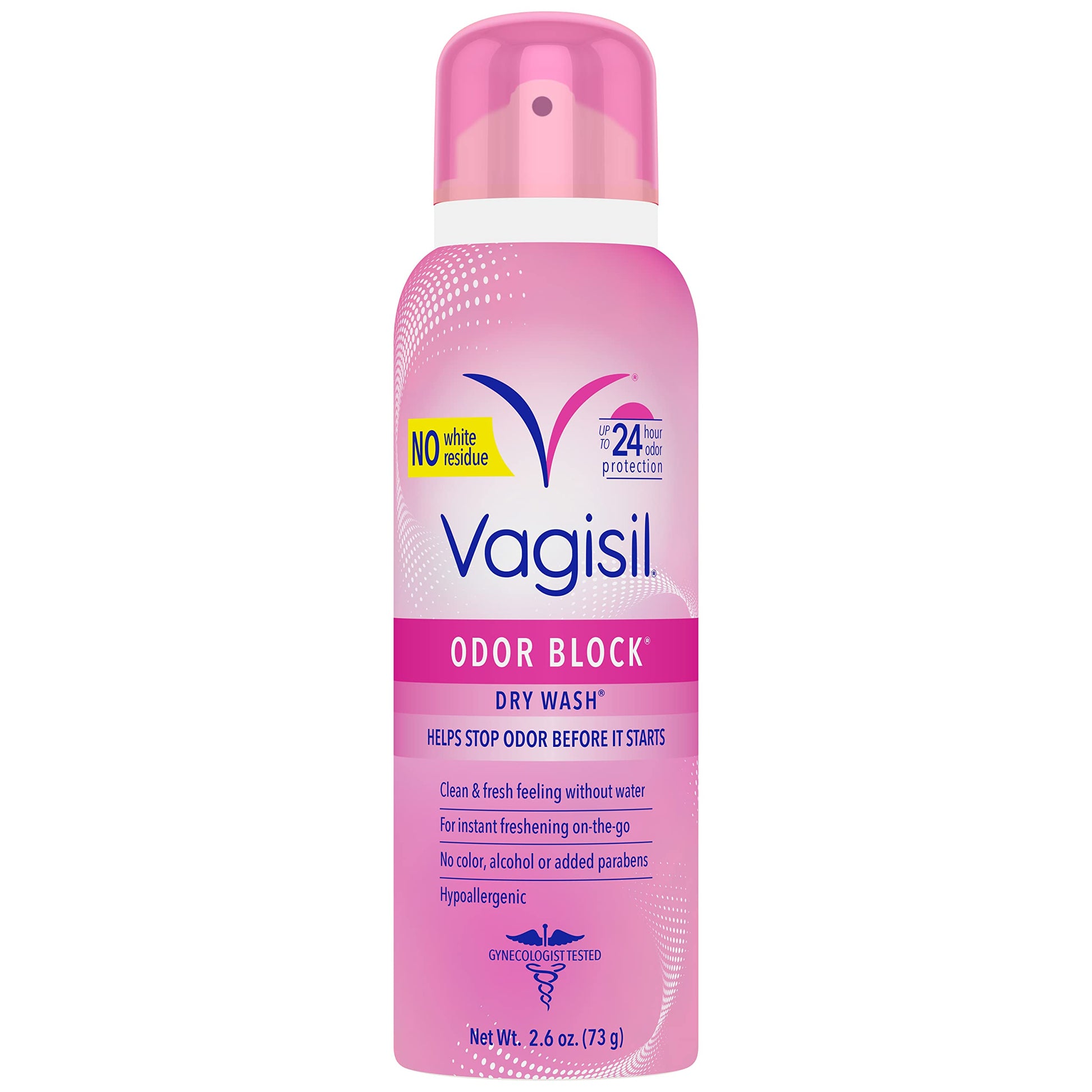 Vagisil Odor Block Dry Wash Spray for Feminine Hygiene, Gynecologist Tested, Hypoallergenic, 2.6 Ounces Vagisil Au supplements