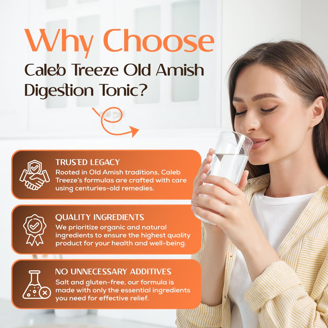 Old Amish Muscle and Digestion Tonic Pack (Formerly: Stops Leg Cramps and Stops Acid Reflux) with Apple Cider Vinegar Bundle by Caleb Treeze Caleb Treeze Au supplements