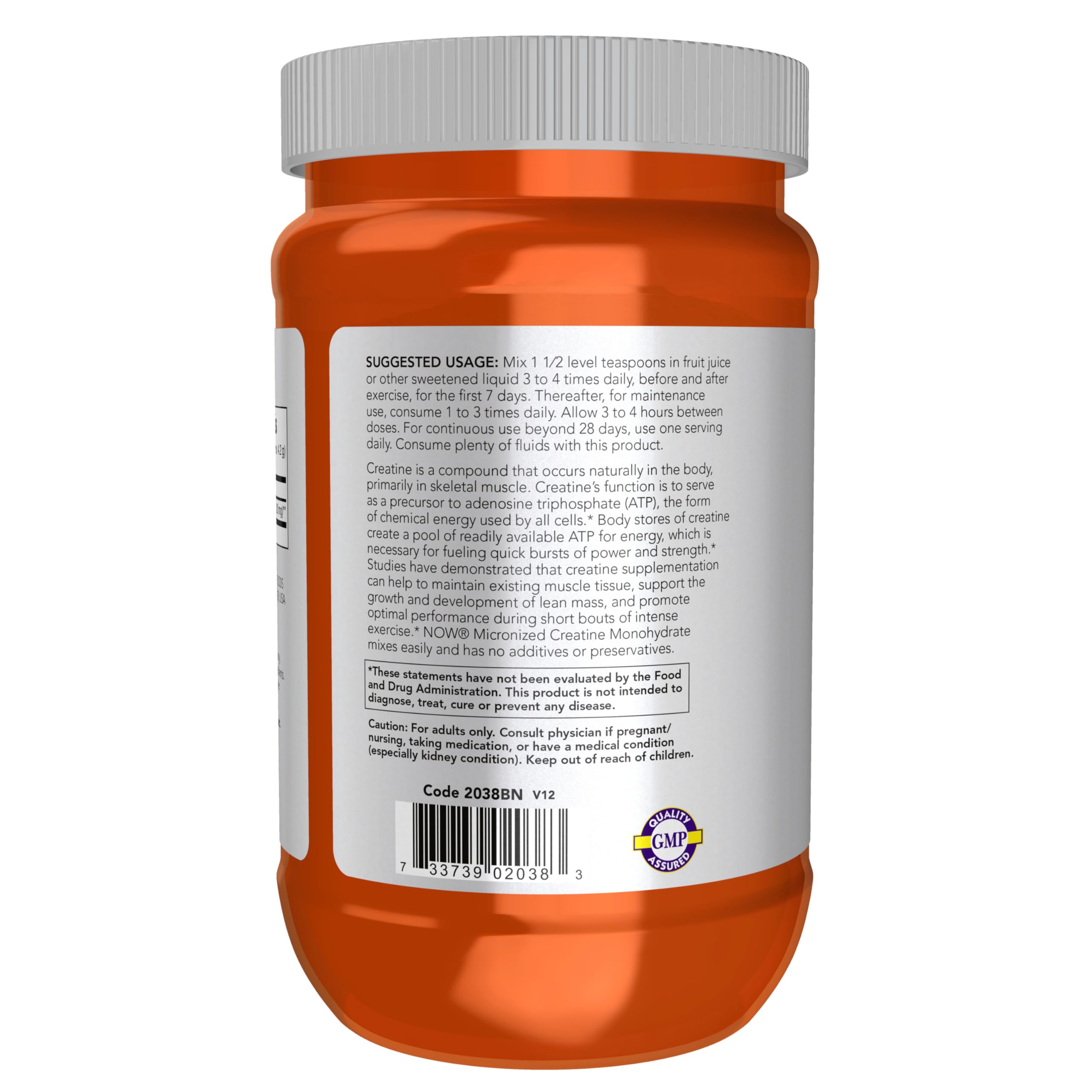 NOW Foods Sports Nutrition, Micronized Creatine Powder 500 g, Mass Building*/Energy Production*, 1.1-Pound NOW Foods Au supplements