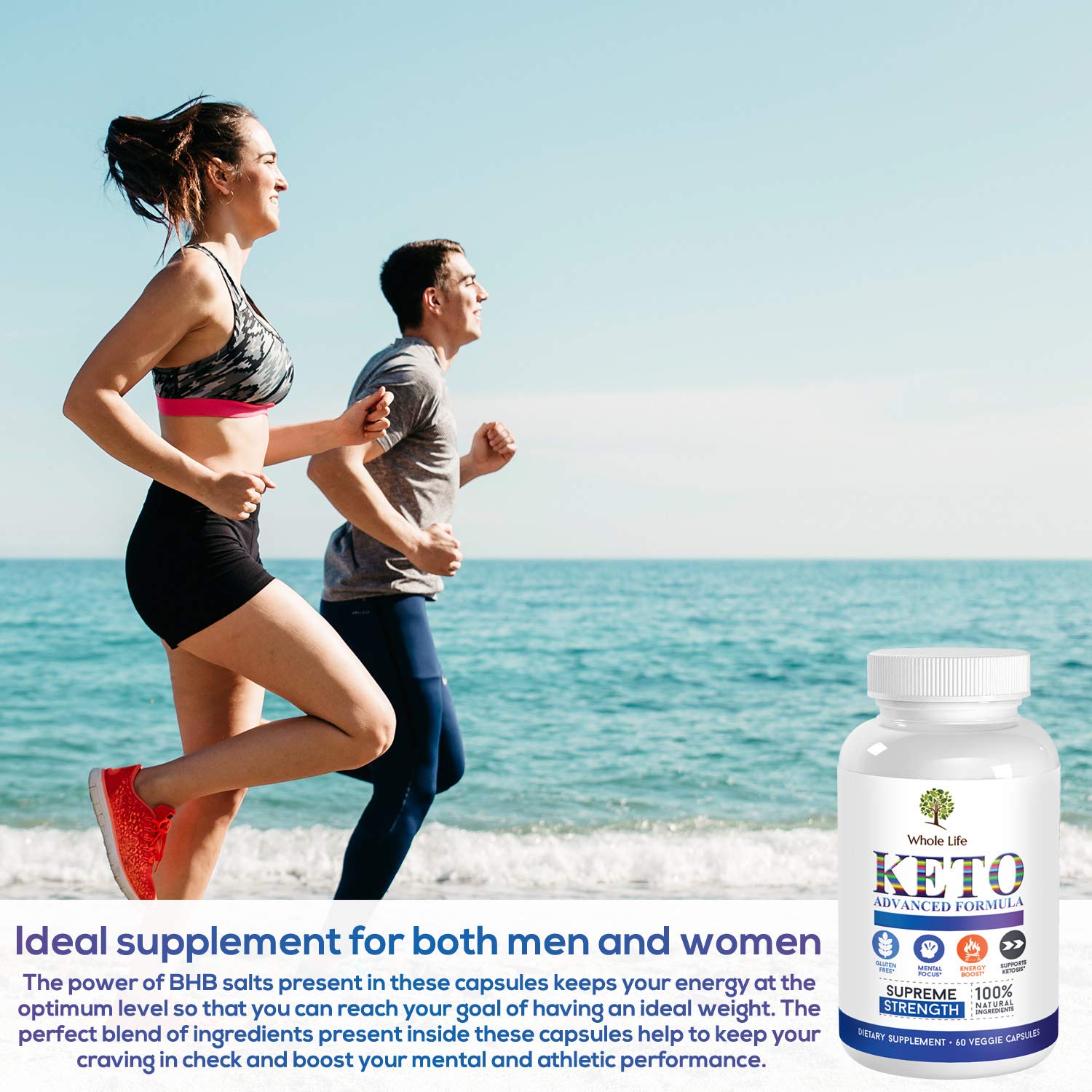 WHOLE LIFE Keto Advanced Formula Diet BHB Pills - Ketogenic All Natural, Support WHOLE LIFE Au supplements