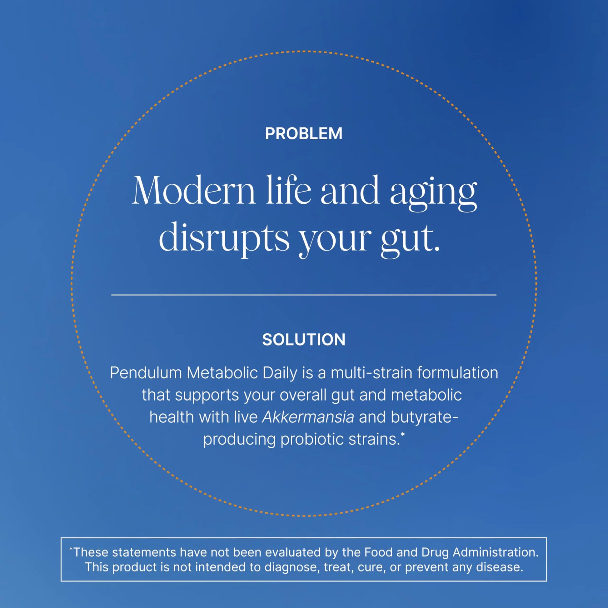 Pendulum Metabolic Daily - Multi-Strain Probiotic with Akkermansia muciniphila to Support Metabolism and Sustain Energy Levels - for Women and Men - 90 Capsules (1 Pack) Pendulum Au supplements