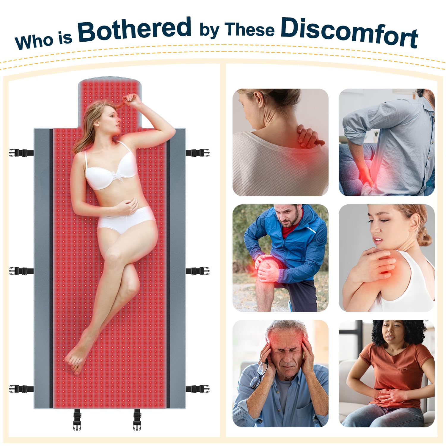 Red Light Therapy for Body - Full Body Red Light Therapy Mat, 71.0x33.30in, 2570Pcs 660nm Kaoudt Au supplements