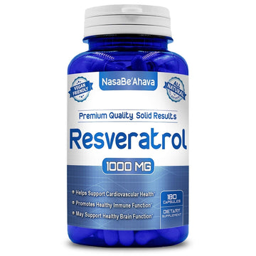 NASA Beahava 100% Pure Resveratrol - 1000mg Per Serving Max Strength (180 Capsules) NasaBeahava Au supplements