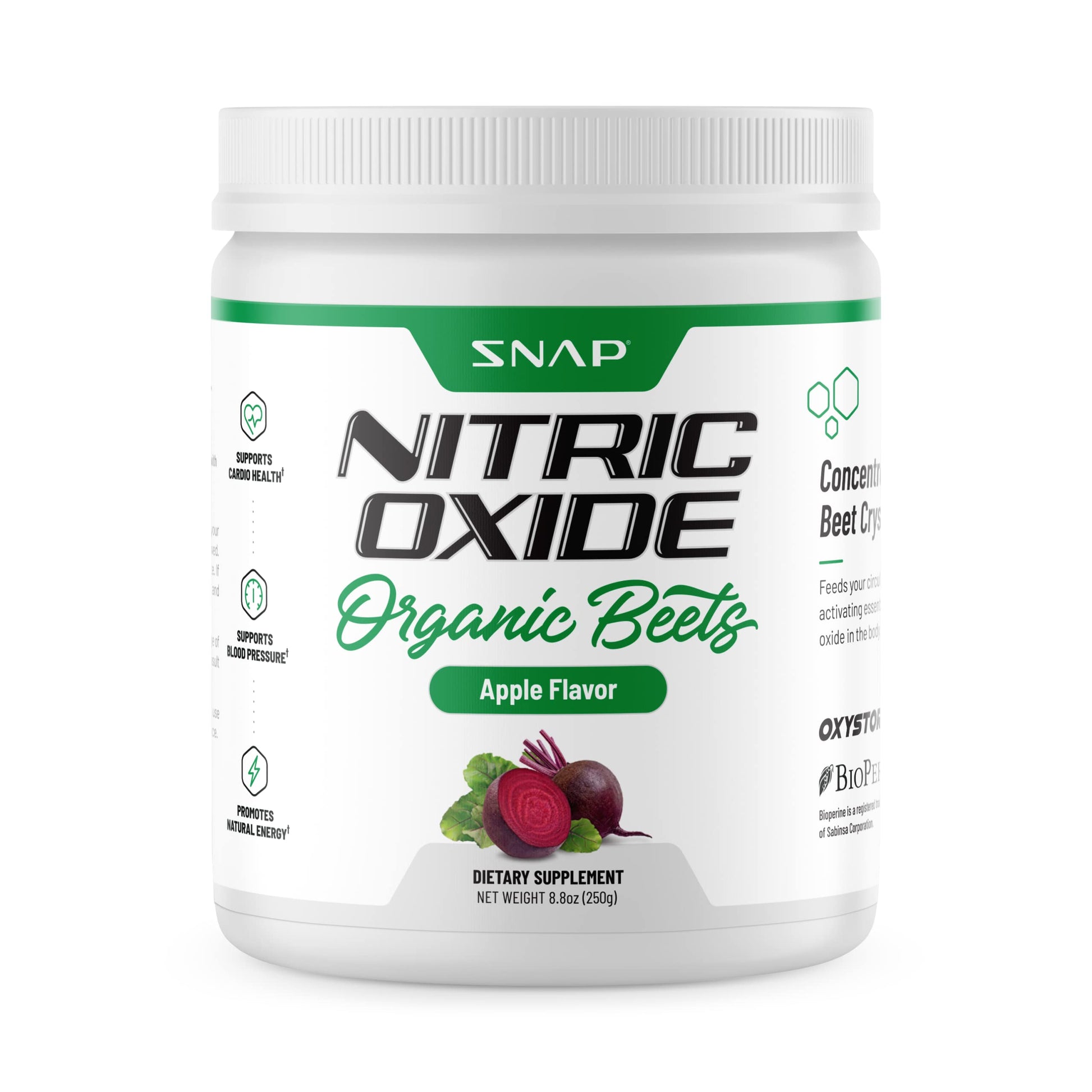 Snap Supplements USDA Organic Beet Root Powder, 3-in-1 Nitric Oxide Supplement Snap Supplements Au supplements