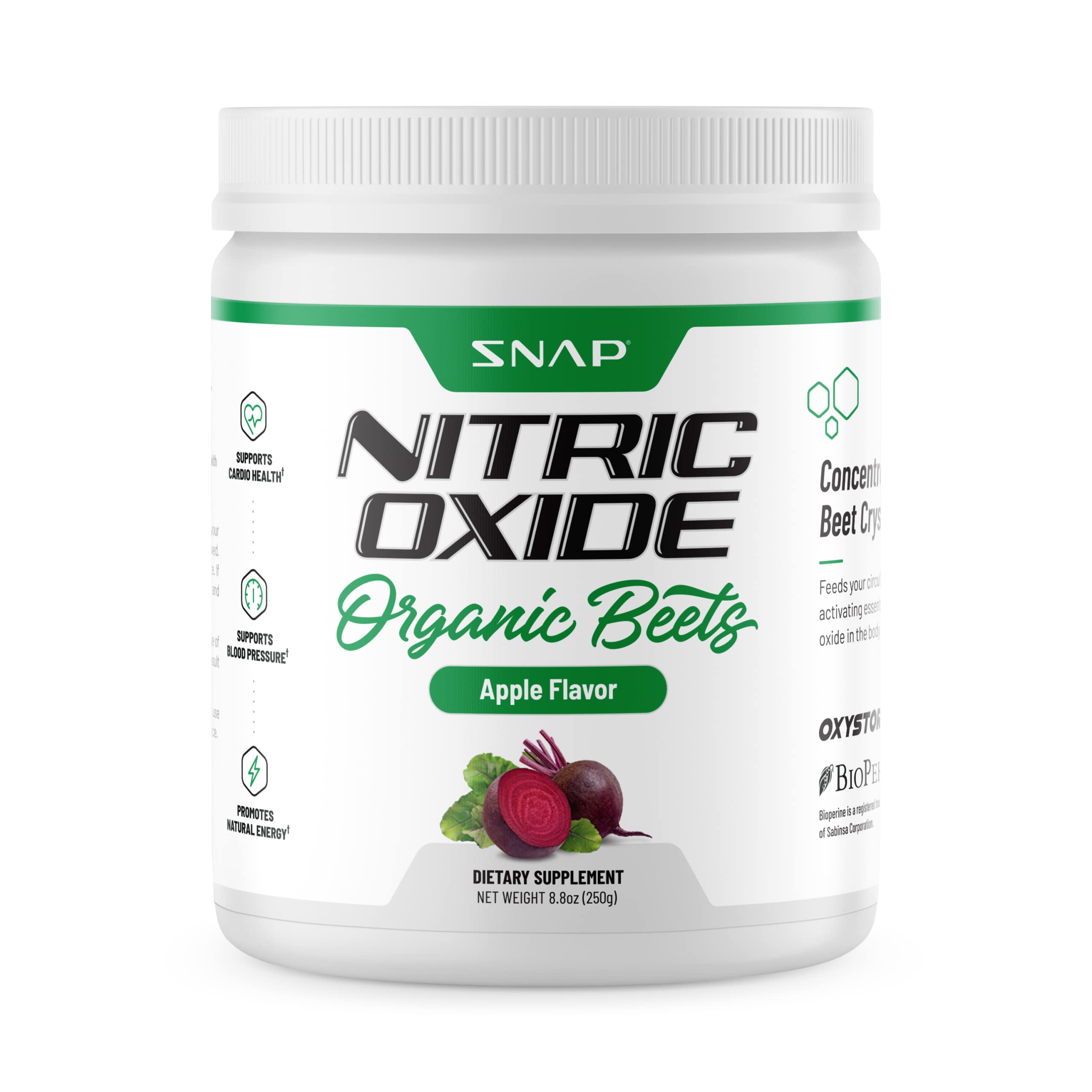 Snap Supplements USDA Organic Beet Root Powder, 3-in-1 Nitric Oxide Supplement Snap Supplements Au supplements