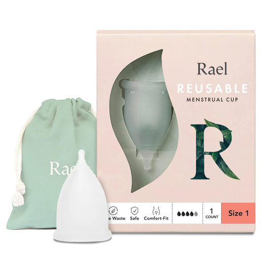 Rael Period Cup, Soft Reusable Menstrual Cups for Women - Medical-Grade Silicone, Period Cups RaelAU supplements