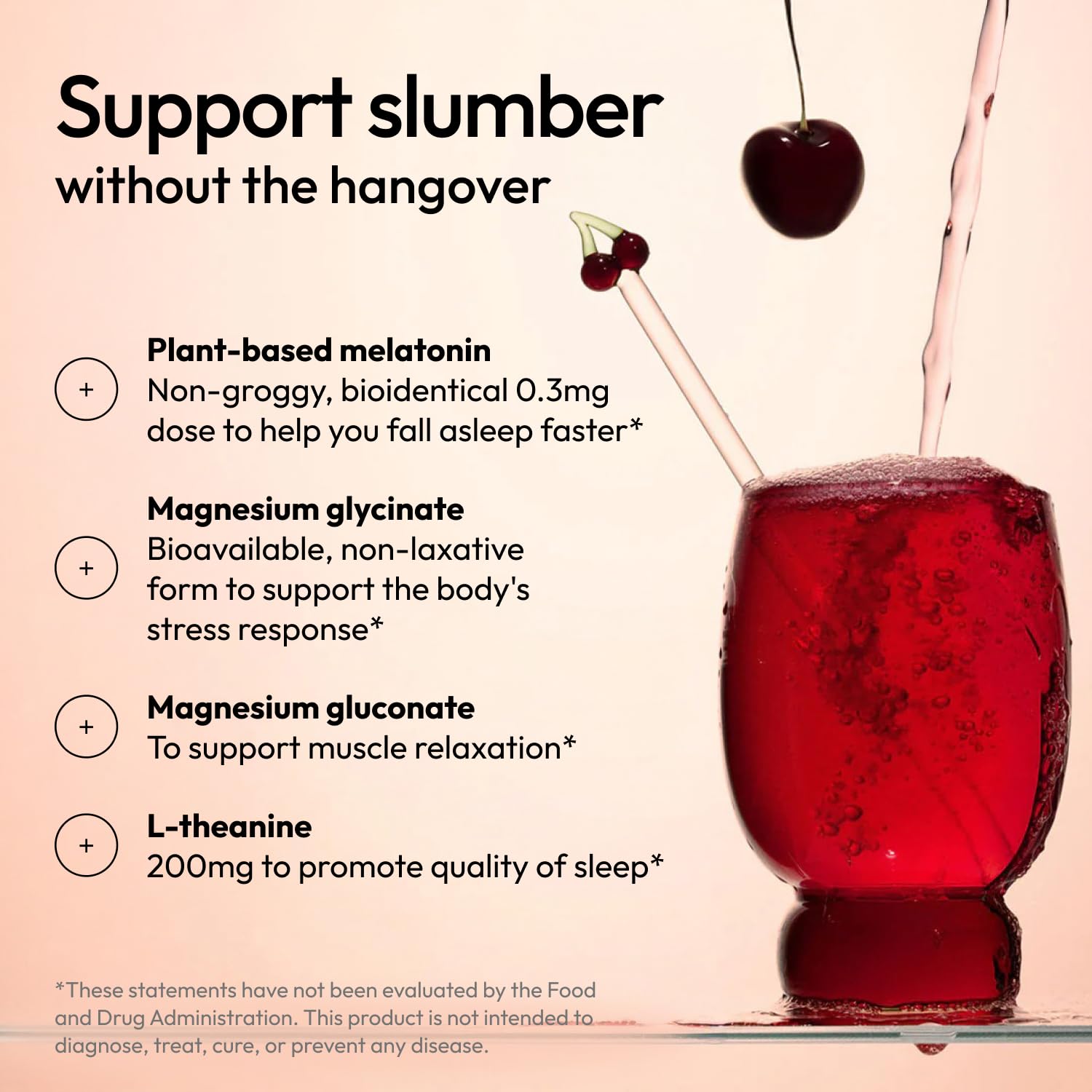 Moon Juice Sleepy Magnesi-Om - Sleep Supplement Powder with Magnesium Glycinate, L-Theanine & Plant-Based Melatonin, Sugar-Free Bedtime Drink Mix for Deep Sleep w/o Grogginess, Cherry, 35 Servings Moon Juice Au supplements