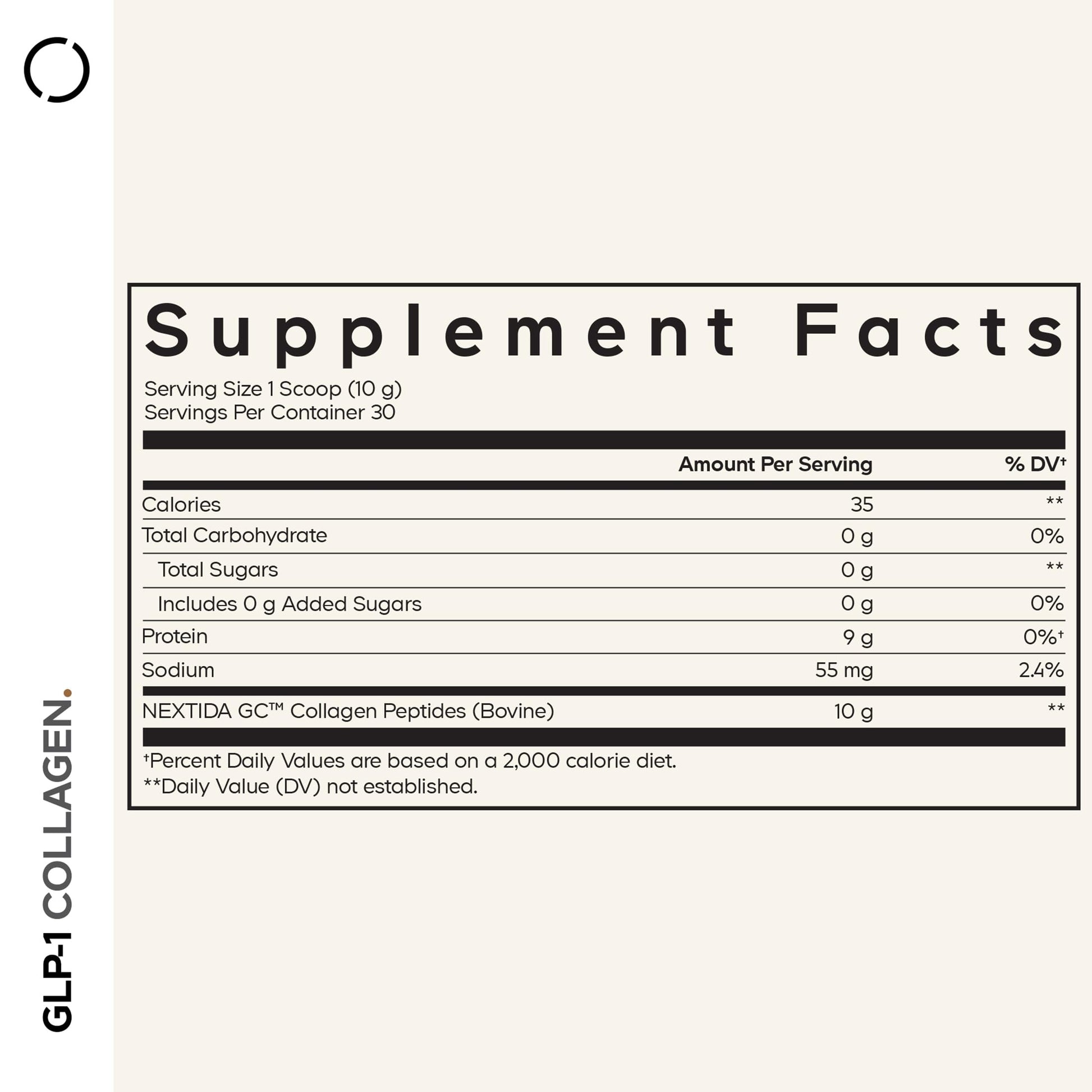 Codeage GLP-1 Collagen Powder Supplement - Nextida GC Collagen Peptides - GLP 1 Support - Hydrolyzed, Grass-Fed, Type I & III, Unflavored - Non-GMO, Gluten-Free, Dairy-Free - 10.58 Oz Codeage Au supplements