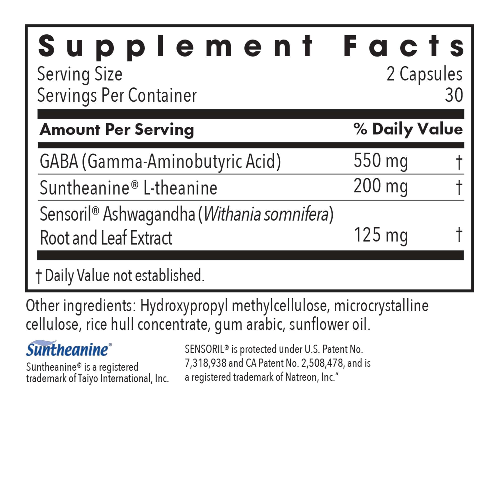ARG Zen Adapt - 200 mg L-Theanine, 125 mg Ashwagandha & 550 mg GABA - Supports Stress Response and Calmness - Vegetarian Capsules - Hypoallergenic Formula - 30 Servings - 60 Capsules Allergy Research Group Au supplements