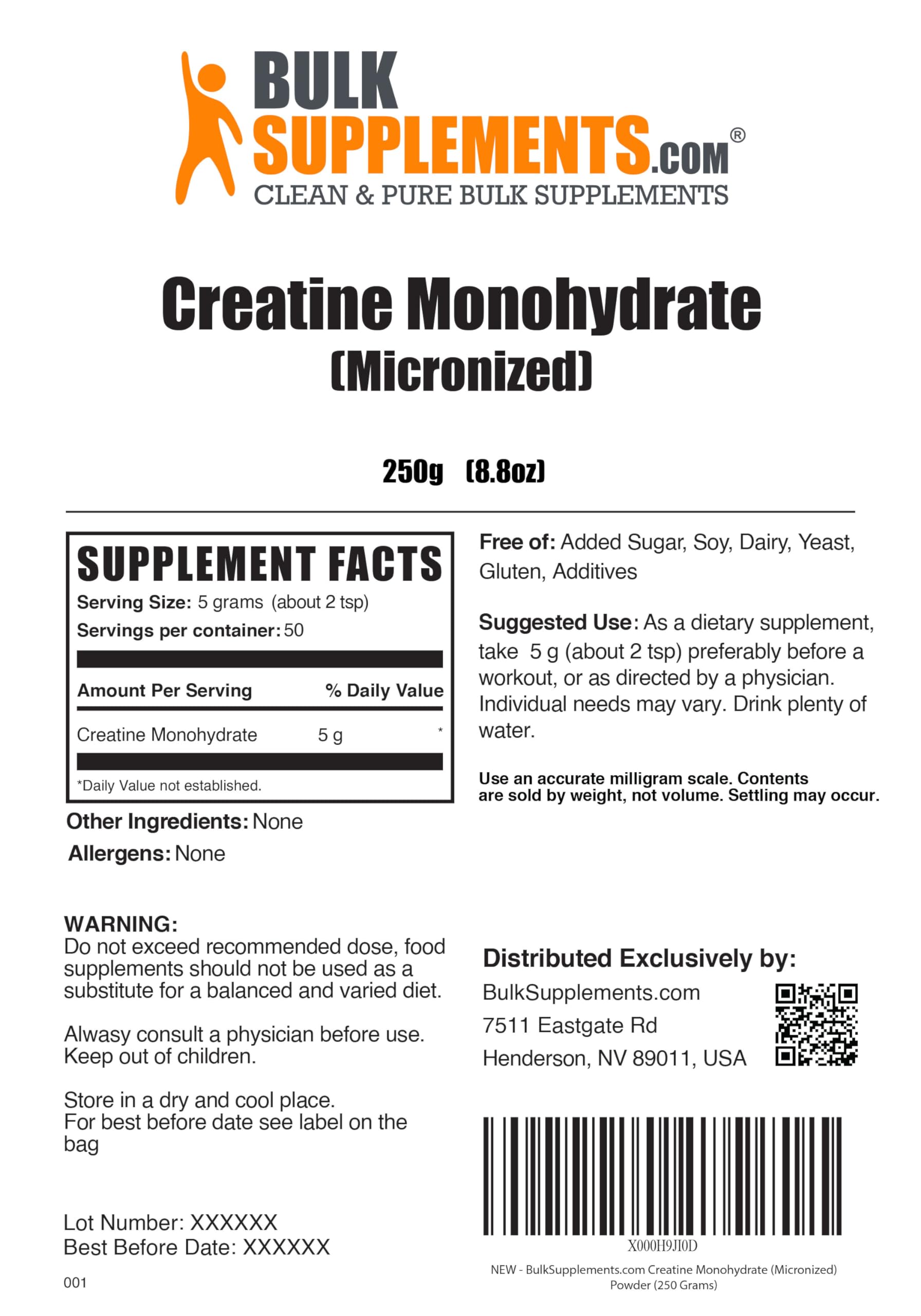BULKSUPPLEMENTS.COM Creatine Monohydrate Powder - Micronized Creatine BULKSUPPLEMENTS.COM Au supplements