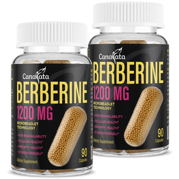 Berberine Supplement 1200mg Berberine HCL - High Bioavailability Microbeadlet Canarata Au supplements