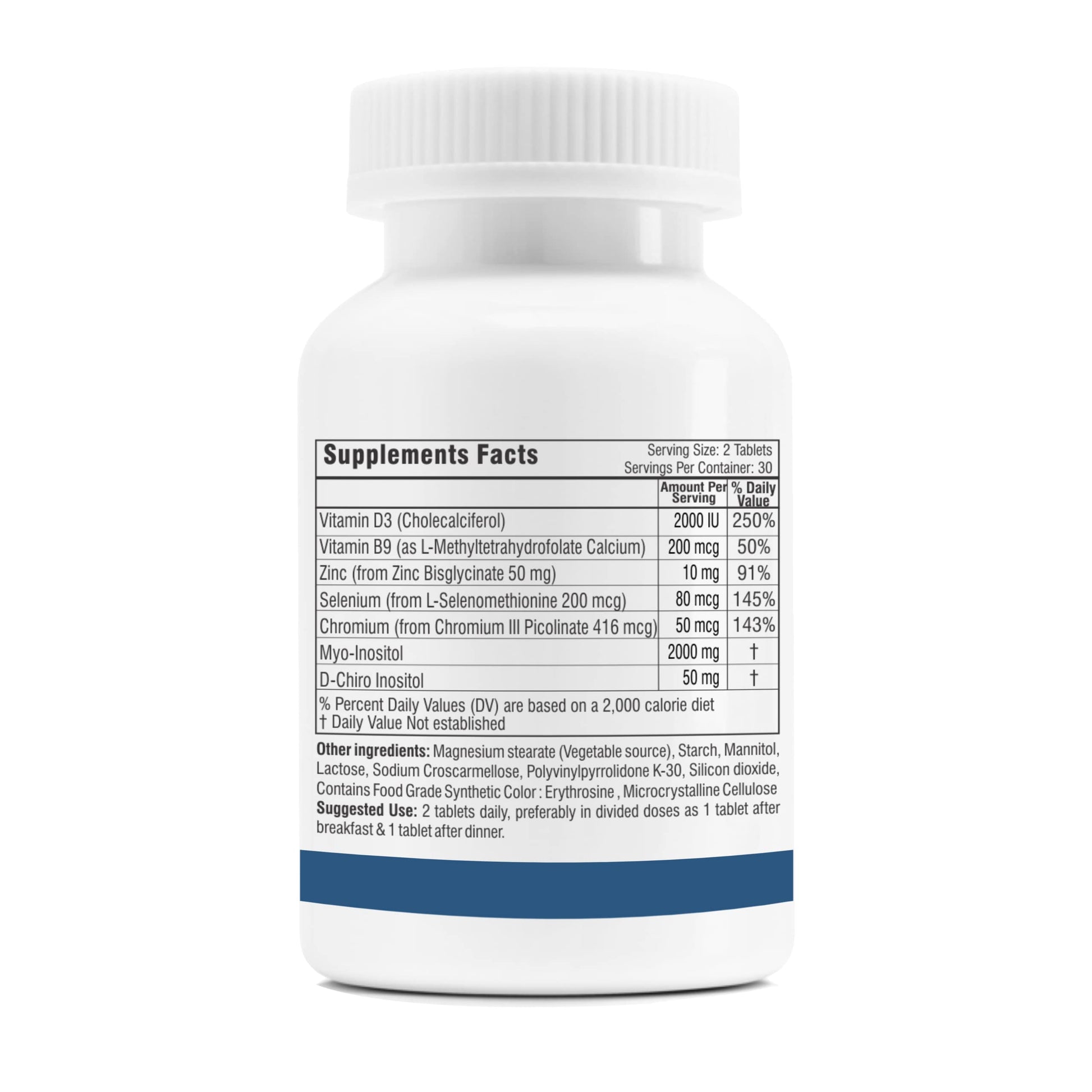 Trexgenics SYNERGISTIC & ADVANCED PCOS Support Myo-Inositol 1000 mg, D-Chiro Trexgenics Au supplements