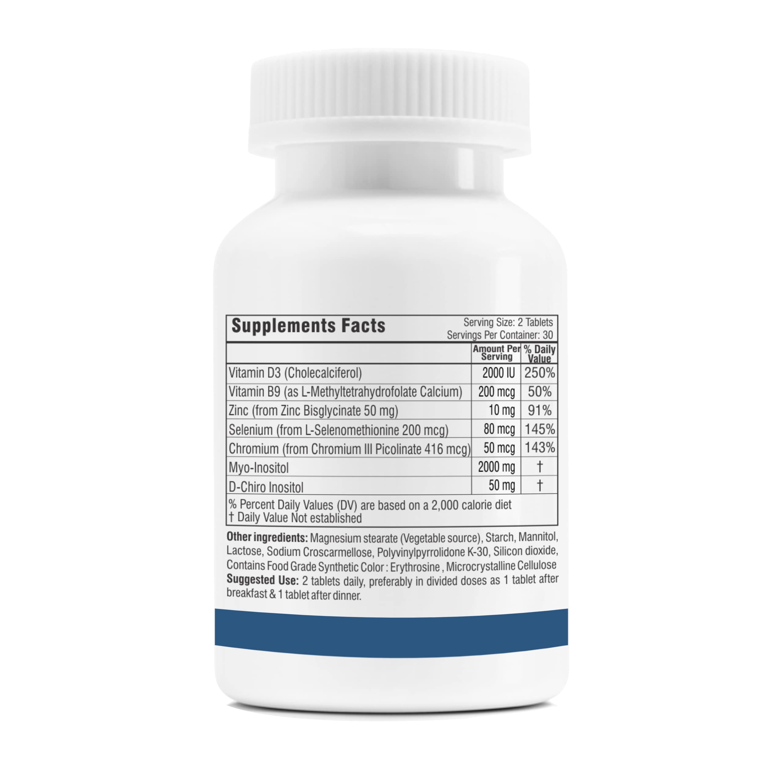 Trexgenics SYNERGISTIC & ADVANCED PCOS Support Myo-Inositol 1000 mg, D-Chiro Trexgenics Au supplements