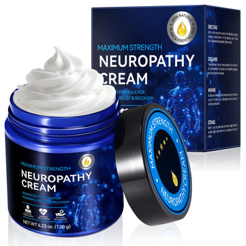Neuropathy Cream for Feet, Legs & Hands – Lightweight, Plant-Based Formula with Cooling Comfort, 4 oz CFXYHNOX Au supplements