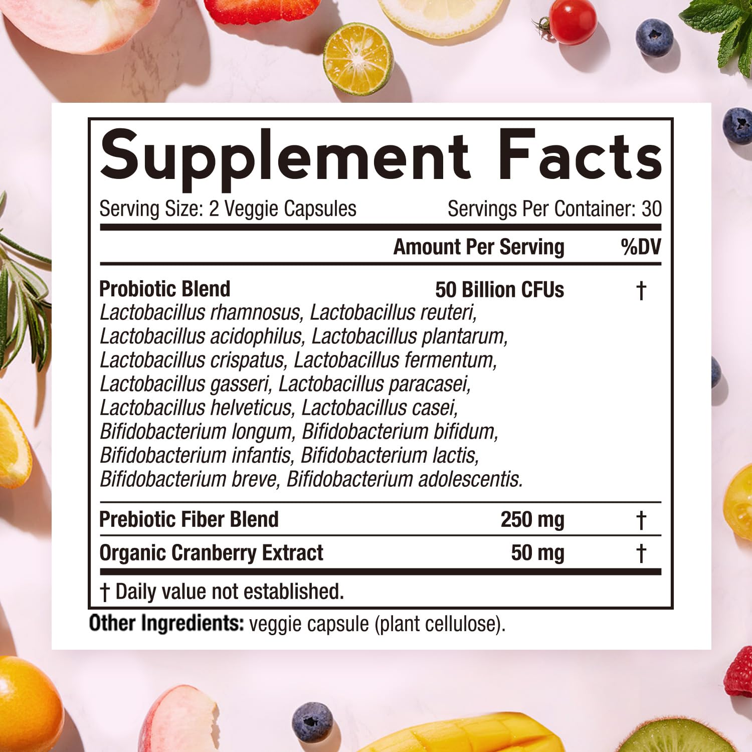 Doctor's Recipes Women's Probiotics, 50 Billion CFU 16 Strains, with Organic Prebiotics Doctor's Recipes Au supplements