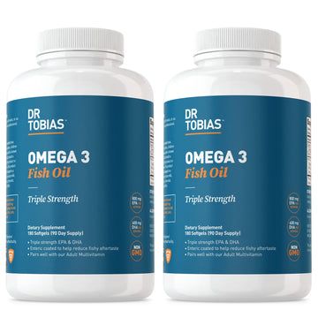 Dr. Tobias Omega 3 Fish Oil, 800 mg EPA 600 mg DHA Omega 3 Supplement for Heart Dr. Tobias Au supplements