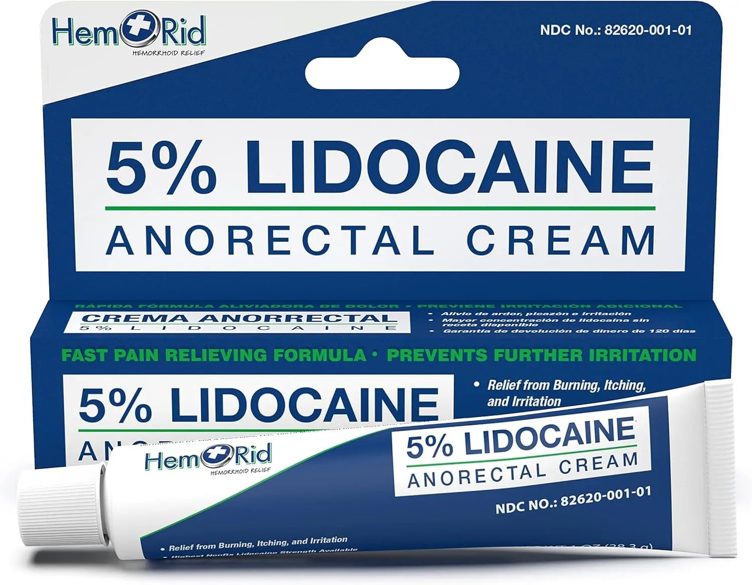 HemRid Maximum Strength Lidocaine Cream for Pain Management. Fast-Acting Hemorrhoid Solution with 5% Lidocaine. Instant Anal Itch and Numbing Effect HemRid Au supplements