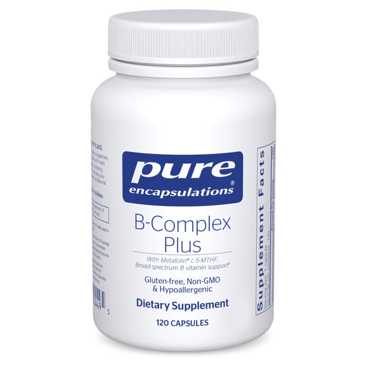 Pure Encapsulations B-Complex Plus - B Vitamins Supplement to Support Neurological Health, Cardiovascular Health, Energy Levels & Nervous System Support Pure EncapsulationsUS supplements