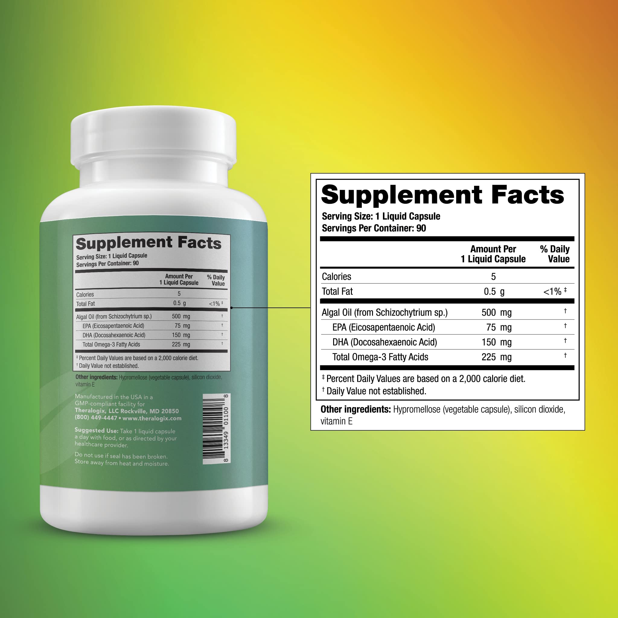Theralogix PhytoLife Omega - 90-Day Supply - Vegan Algae Omega-3 Supplement Theralogix Au supplements