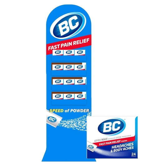 BC Powder Original Strength Pain Reliever, 24 Powder Sticks, 36 Units Display BCAu supplements