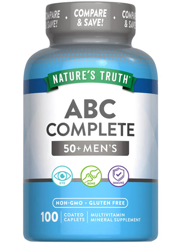 Nature's Truth Men's 50+ Multivitamin | with Vitamins A, C, E, B6 & B12 | 100 Count | Non-GMO & Gluten Free Nature's Truth Au supplements