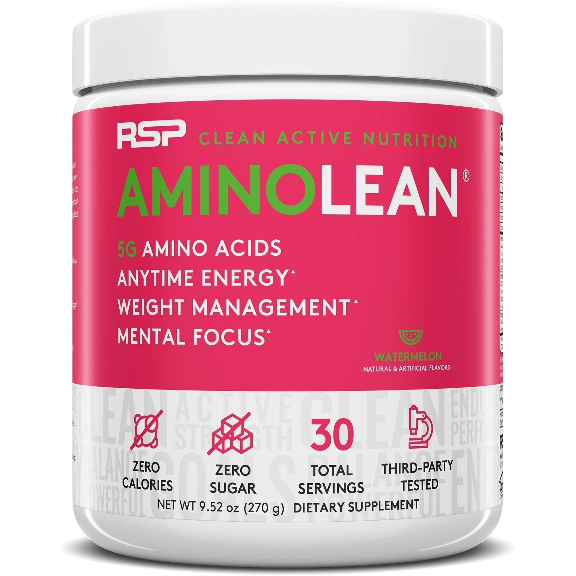 RSP NUTRITION AminoLean Pre Workout Energy (Watermelon 30 Servings) with AminoLean RSP NUTRITION Au supplements