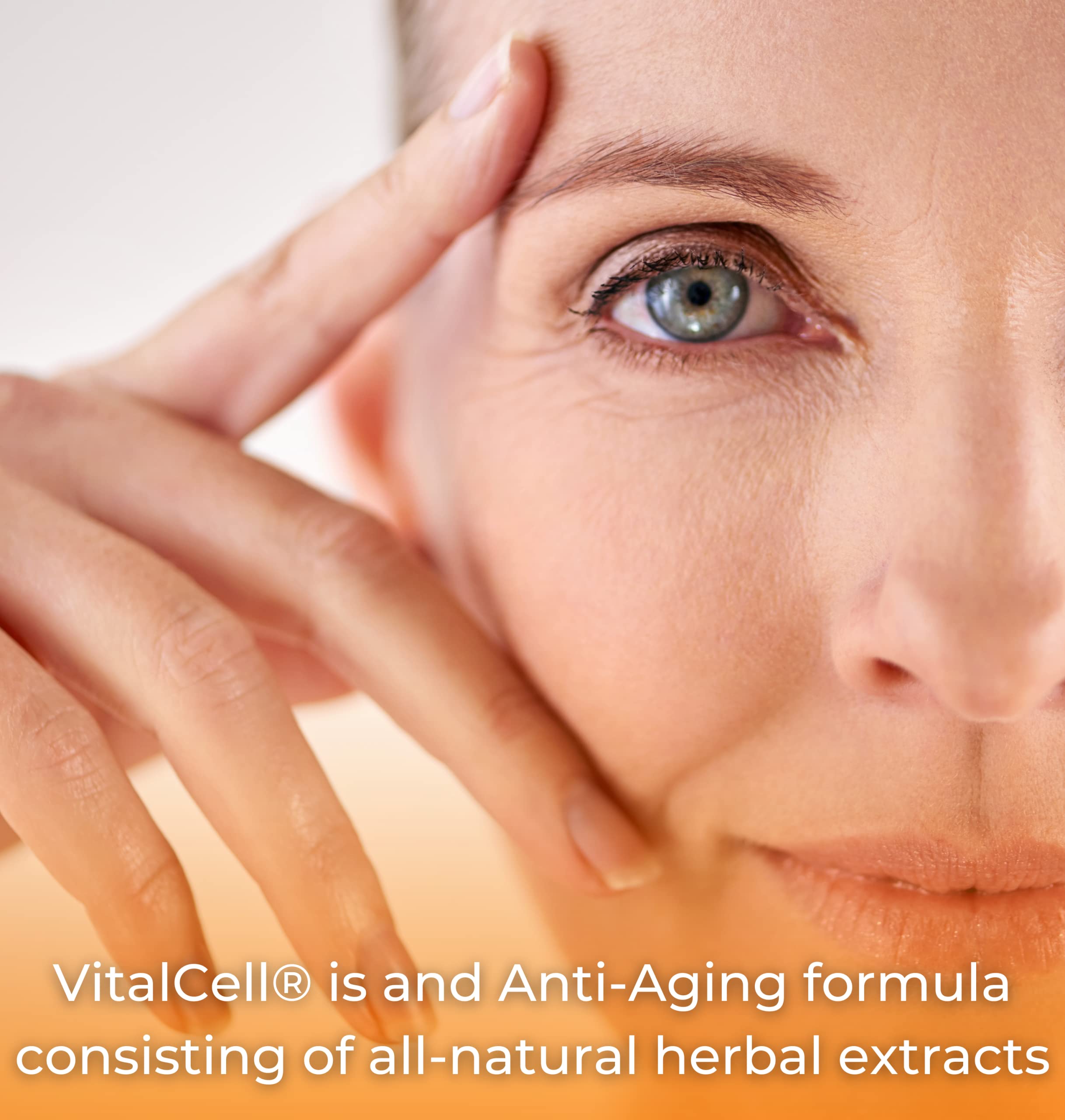 Vital Cell Natural Anti-Aging Supplement for Men and Women, Supporting Circulation and Healthy Organ Function (180 Vegetarian Capsules) Tango Au supplements