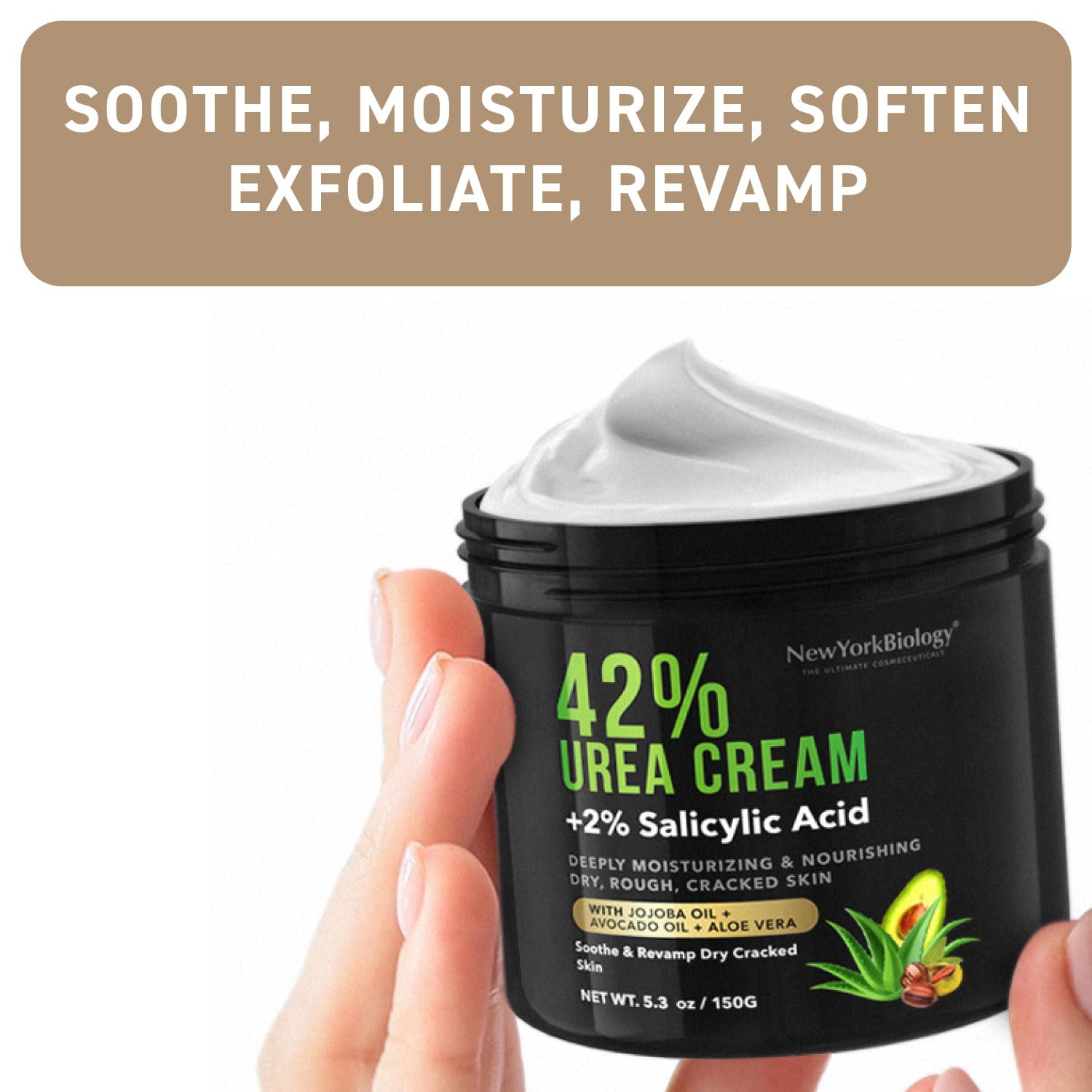 New York Biology 42% Urea Cream with 2% Salicylic Acid - Moisturizing Urea Foot Cream NEW YORK BIOLOGY THE ULTIMATE COSMECEUTICALS Au supplements