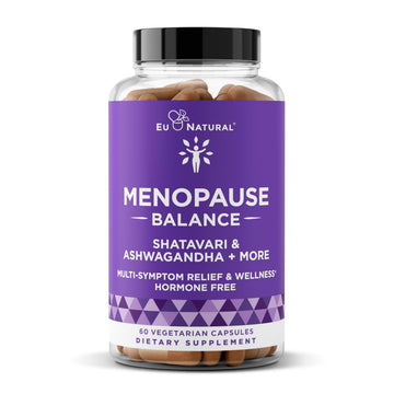 Premium Menopause Supplement for Women – Menopause Balance with Shatavari, Ashwagandha, L-Theanine & Holy Basil – Holistic Multi-Symptom Menopause Support & Hot Flash Relief – 60 Vegetarian Capsules Eu Natural Au supplements
