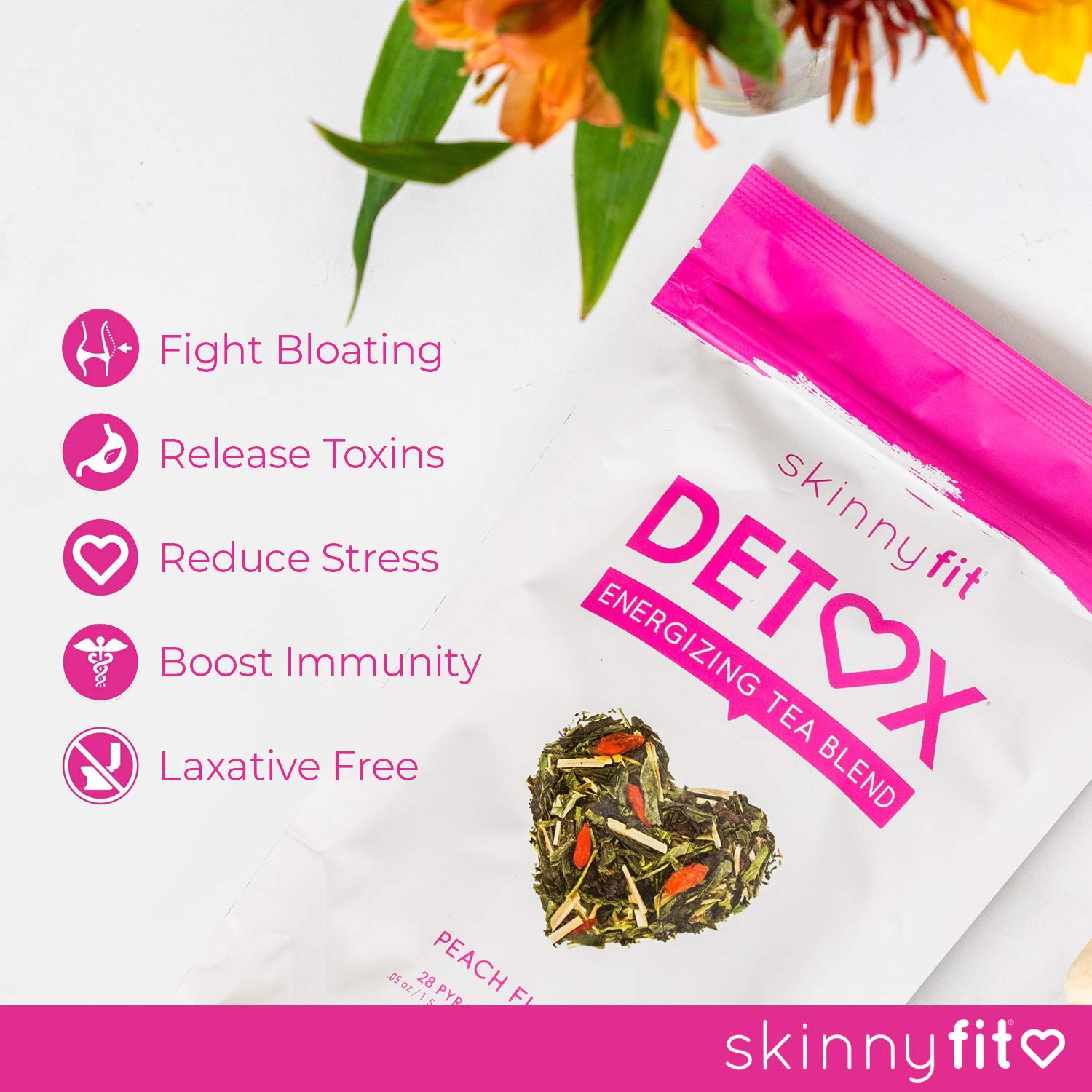 SkinnyFit Detox Tea: All-Natural, Laxative-Free, Supports A Healthy Weight SkinnyFit Au supplements